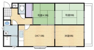 ラ・メゾン東所沢の物件間取画像